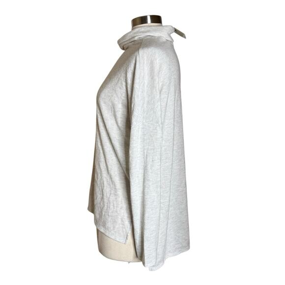 Lucky Brand Cowl Neck Knit Light Gray Lightweight‎ Sweater Women’s Small New NWT - Picture 3 of 9